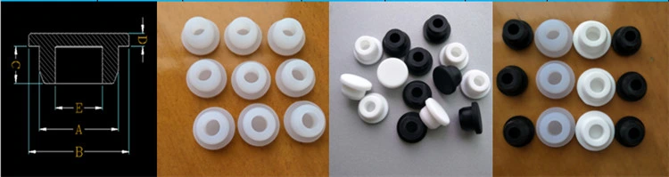 Custom Silicone Rubber Plug Cap Rubber Hole Plug with