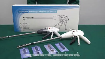 Anastomose para dispositivo médico Instrumento cirúrgico descartável Laparoscópica Grampos para colonectomia