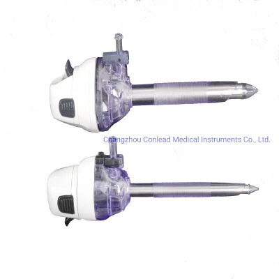 Trocarte laparoscópico descartável para cirurgia abdominal